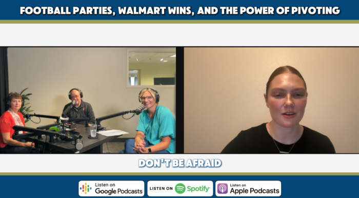 Football Parties, Walmart Wins, and The Power of Pivoting with Mackie, Rick and Beth